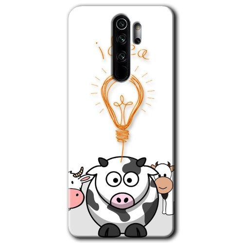 Xiaomi Redmi Note 8 Pro Kılıf Baskılı Arka Kapak - İdea Lamp +Tam Ekran Koruyucu
