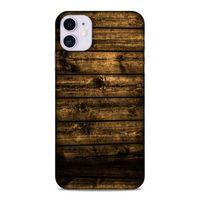 Lopard Apple Iphone 11 Uyumlu Kılıf Wood'X (18) Telefon Kılıfları Desenli