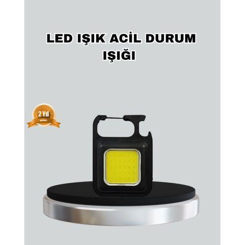 Usb Şarjlı 800 Lümen Led Fener – Mini Boy, 3 Işık Modlu, Anahtarlık Tipi El Feneri