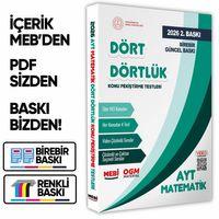2026 YKS-AYT MEBİ-OGM Dört Dörtlük Matematik Pekiştirme Testi A4 Renkli Soru Bankası BASKI ÜCRETİ