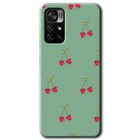 Poco M4 Pro 5G Kılıf HD Desen Baskılı Arka Kapak - Kiraz Berry