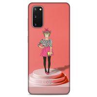 Samsung Galaxy S20 Kılıf FunnyMaX (9) Kılıf Gül Kurusu Maymun