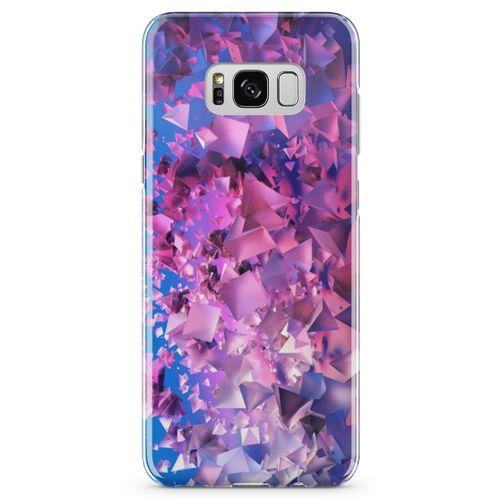 Samsung Galaxy S8 Kılıf Mat Pırlanta Arka Kapak Koruma Desenli Full Koruyucu