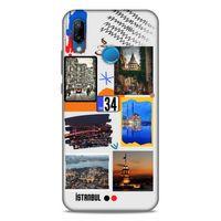 Lopard Huawei P20 Lite Uyumlu Kılıf Şehirli ※ (34) İstanbul Slim Armor Kılıf