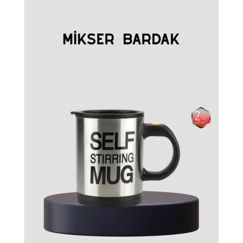Otomatik Karıştıran Akıllı Kupa – Paslanmaz Çelik, Isı Korumalı