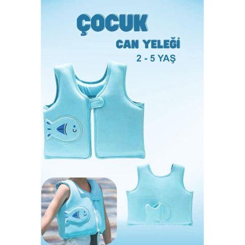 2-5 Yaş Arası Mavi Kuyruklu Sünger Yüzme Can Yeleği, Çocuklar Için Yüzdürme Ekipmanı, Havuz Can Simi