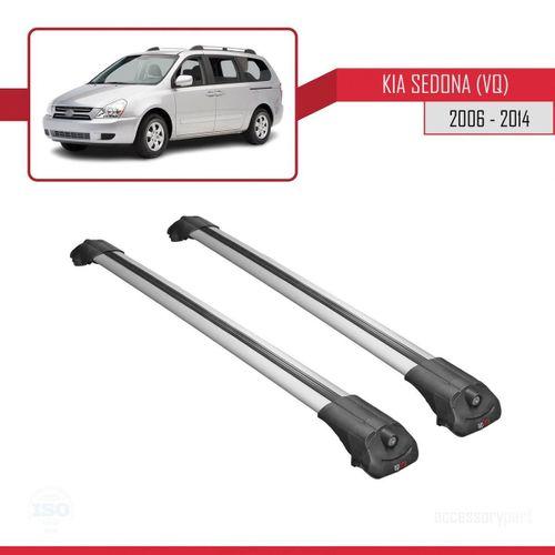 Kia Sedona (VQ) 2006-2014 Arası ile uyumlu ACE-1 Ara Atkı Tavan Barı GRİ