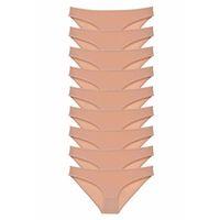 9 adet Süper Eko Set Likralı Kadın Slip Külot Ten