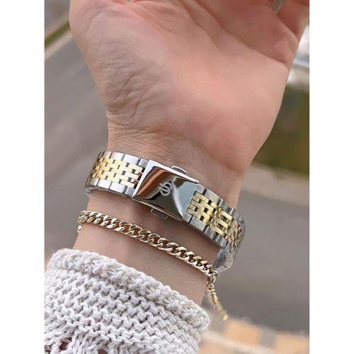 Bigotti Çelik Kordon 2 Yıl Garantili 3 Atm Suya Dayanıklı Spor Kadın Kol Saati+Bileklik YBG.10661.5