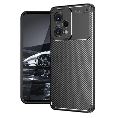XD Xiaomi Redmi Note 12 Pro 5G Kılıf Focus Karbon Silikon - Siyah