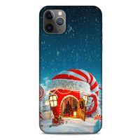 Apple Iphone 11 Pro Max Kılıf Snowix (1) Kılıfı Kırmızı Beyaz