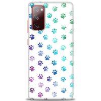 Samsung Galaxy S20 FE Kılıf HD Baskılı Kılıf - Minik Patiler + Tam Ekran Koruyucu