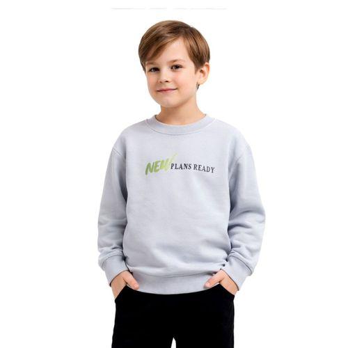 Erkek Çocuk Önü Arkası Baskılı Sweatshirt BGL-ST05239
