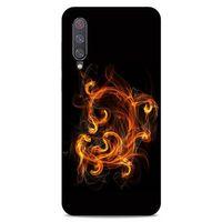 Lopard Xiaomi Mi 9 Uyumlu Kılıf FireX (25) Antişok Kapak Ateş Kırmızı