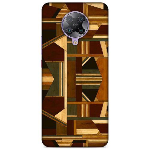 Lopard Xiaomi Poco F2 Pro Uyumlu Kılıf Wood'X (42) Rugged Armor Kılıf Desenli
