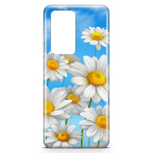 Huawei P40 Pro Kılıf Papatya Kokulu Arka Kapak Koruma Desenli Full Koruyucu