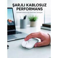 5000 Dpı Bluetooth Kablosuz Mouse Hafif Ergonomik Sessiz Wireless Fare