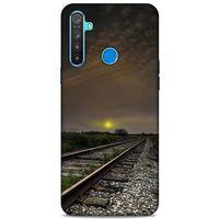 Lopard Oppo Realme 5i Uyumlu Kılıf Gece'S (33) Hybrid Kılıf Demiryolu
