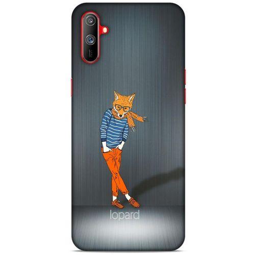 Oppo Realme C3 Kılıf FunnyMaX (48) Bumper Kılıf Turuncu Tilki