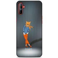 Oppo Realme C3 Kılıf FunnyMaX (48) Bumper Kılıf Turuncu Tilki