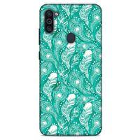 Samsung Galaxy M11 Kılıf Desenli Özel Seri Tüyler (45) Liquid Air Kılıf