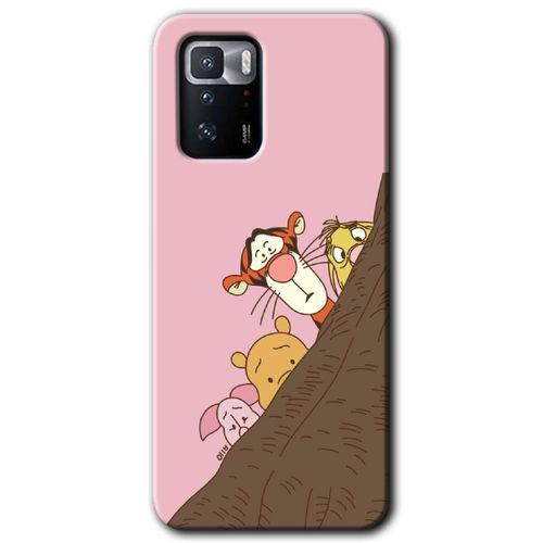 Poco x3 GT Kılıf HD Desen Baskılı Arka Kapak + Temperli Cam - Winnie the Pooh