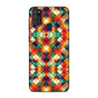 Samsung Galaxy M21 Kılıf Sari Kirmizi Yesil Boyut Arka Kapak Silikon Koruma Full Koruyucu
