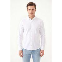Erkek Spor Slim Fit Uzun Kol Petek Dokulu Gömlek BGL-ST05483
