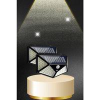 Solar Sensörlü Duvar Lambası Bahçe Lambaso Parlak Beyaz Işık Suya Dayanıklı