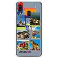 Lopard Samsung Galaxy A20 Uyumlu Kılıf Şehirli ※ (17) Çanakkale Tasarım Kılıf