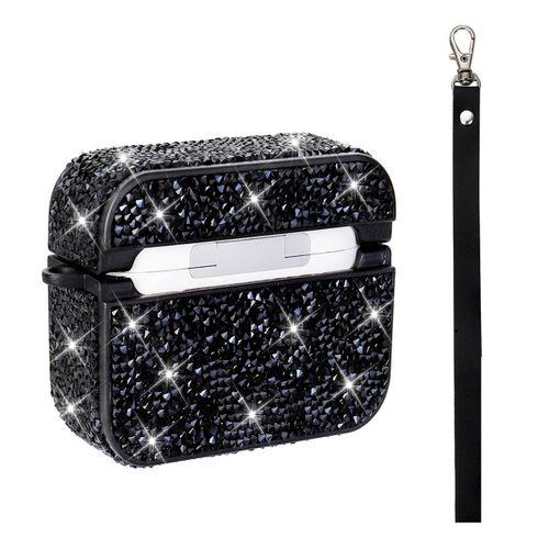Apple Airpods 3. Nesil Zore Airbag 45 Bilek Askı Aparatlı Simli Şeffaf Kılıf
