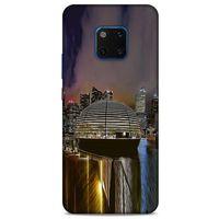 Huawei Mate 20 Pro Kılıf Dünya Mimarisi (49) Ultra Silikon Kılıf Apple Marina Bay