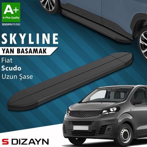 S-Dizayn Fiat Scudo 3 Skyline Siyah Yan Basamak 243 Cm 2020 Üzeri A+ Kalite