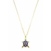 Kaplumbağa Kolye - Altın