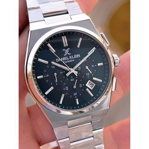 Daniel Klein Erkek Kol Saati 30 Metre Suya Dayanıklı Çelik Kordon + Bileklik Hediyeli VS.BLKT.0658
