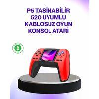520 Klasik Oyunlu P5 Retro Elde Taşınabilir Konsol