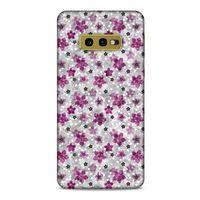 Samsung Galaxy S10e Uyumlu Kılıf Pembe Delisi (6) Silikon Kılıf Çiçek