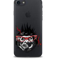 Zoologix (17) Apple iPhone SE 2020 Şeffaf Kılıf Silikon Desenli