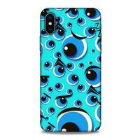Nazarium (19) Desenli Silikon Kapak Apple iPhone XS Kılıf