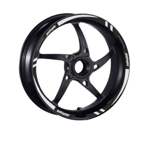 KANUNİ Kanuni Seha 150 2022 - 2024 Uyumlu 1 Set Jant Şeridi Beyaz