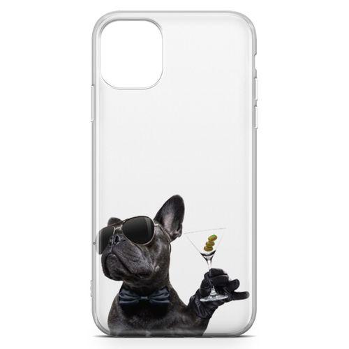 Apple iPhone 11 Pro Max Kılıf French Bulldog Arka Kapak Koruma Desenli Full Koruyucu