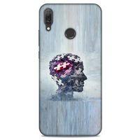 Huawei Y9 2019 Kılıf Depresyon (42) Rugged Armor Kılıf Karışık Renkli