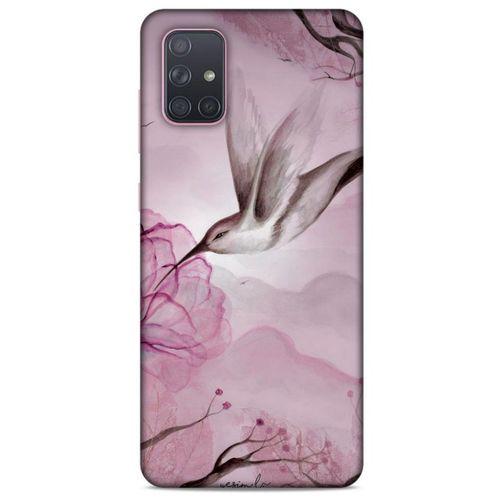 Y.Liva-2020 (Pembe Özlü Balım) Samsung Galaxy A71 Kılıf Silikon Kapak Desenli