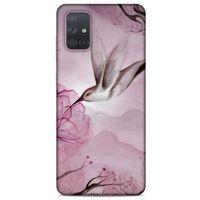Y.Liva-2020 (Pembe Özlü Balım) Samsung Galaxy A71 Kılıf Silikon Kapak Desenli