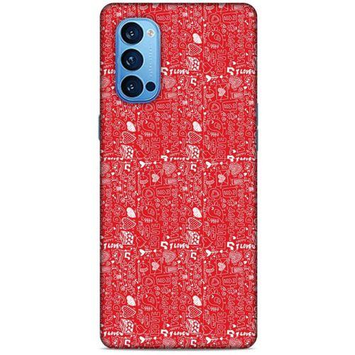 Oppo Reno 4 Pro Kılıf Hediyelik Seri Sevgililer Günü (32) 14 Şubat Soft Silikon Kılıf