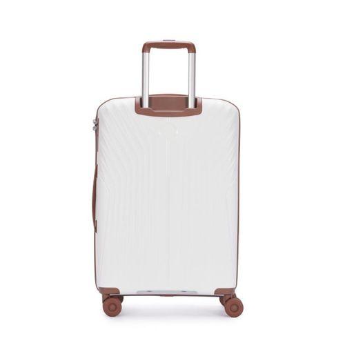 Benetton Trolley Valiz Beyaz Orta Boy 14BNT8010-02-BY