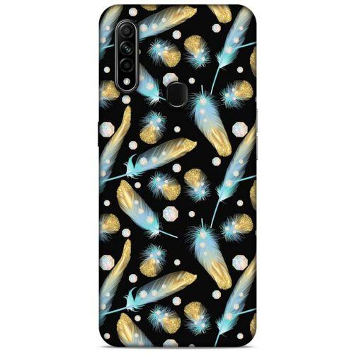 Oppo A31 Kılıf Desenli Özel Seri Tüyler (26) Tpu Silikon Kılıf