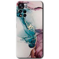Redmi Note 11 Pro Plus 5G Kılıf HD Desen Baskılı Arka Kapak - Liquid Mermer