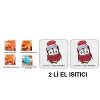 2 Adet Bereli Penguen Cep Sobası,El Isıtıcı,Sıcak Su Torbası Pvc  10X9,5Cm