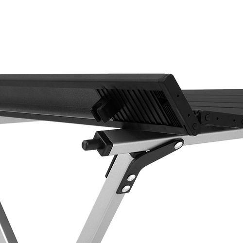 Kamp Ayısı® Alüminyum Katlanabilir Large Kamp ve Piknik Masası, Çantalı, Siyah